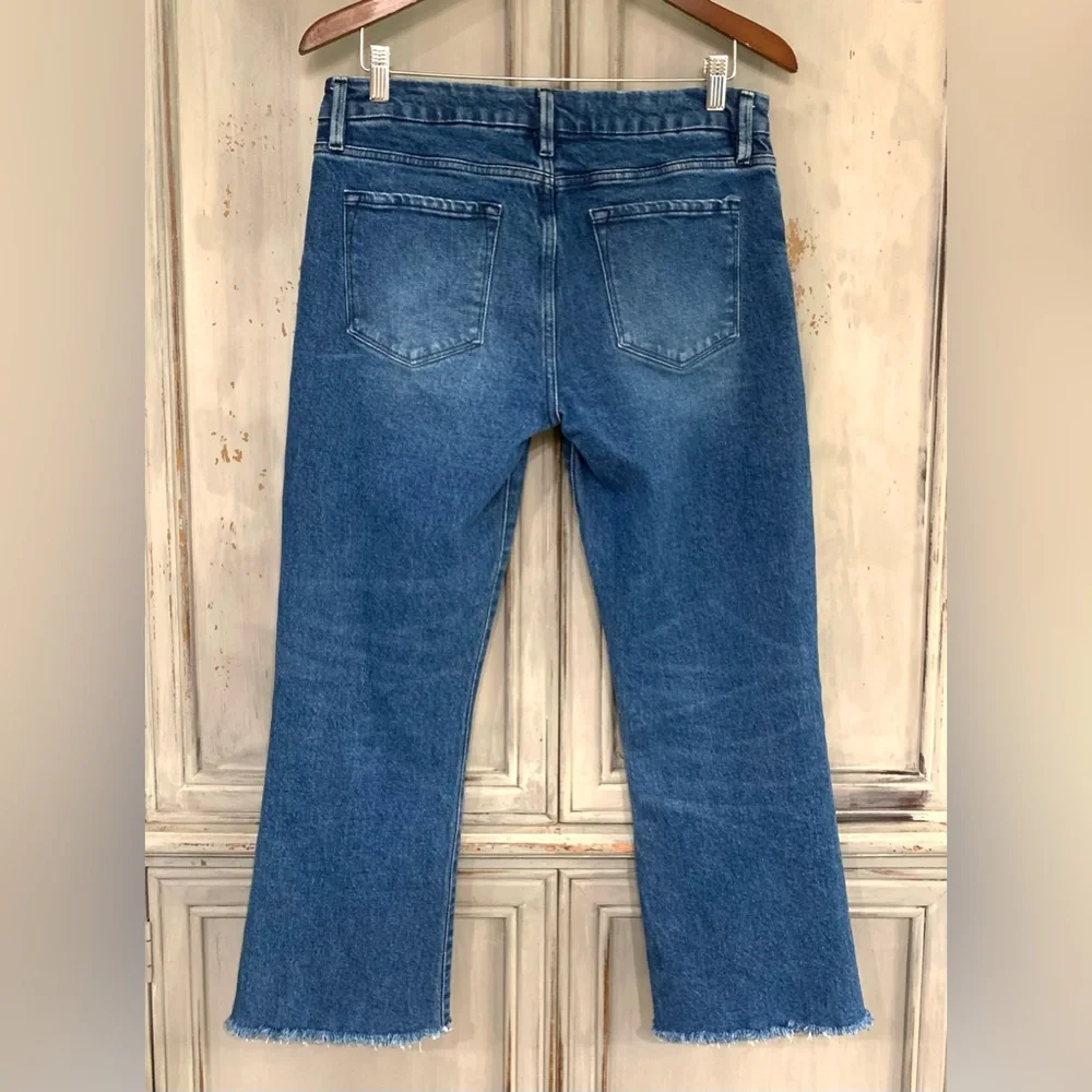 FRAME Le Crop Mini Boot Bootcut Jeans Sz 29 - Picture 4 of 15